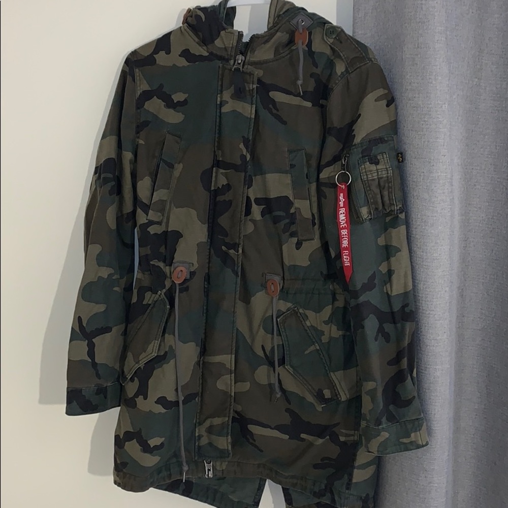 Alpha Industries Meri Fishtail Field Coat - Camo